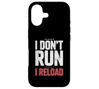 Carcasa para iPhone 17 I Don't Run I Reload Funny Gun Humor Sarcasm Funny Quote