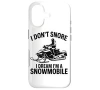Carcasa para iPhone 17 I Don't Snore I Dream I'm A Snowmobile Lover Snow Sport