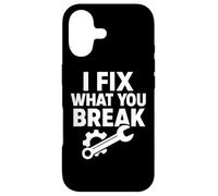 Carcasa para iPhone 17 I Fix What You Break - Cita Divertida de mecánico