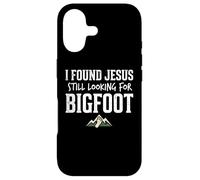 Carcasa para iPhone 17 I Found Jesus Still Looking for Bigfoot Funny Christian