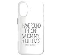 Carcasa para iPhone 17 I Have Found The One Whom My Soul Loves Versículo de la Biblia God Pray