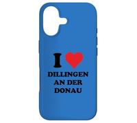 Carcasa para iPhone 17 I Heart Dillingen an Der Donau Germany Love German Souvenir