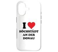 Carcasa para iPhone 17 I Heart Höchstädt an Der Donau Germany Love German Souvenir