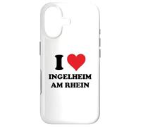 Carcasa para iPhone 17 I Heart Ingelheim Am Rhein Germany Love German Souvenir Item