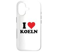 Carcasa para iPhone 17 I Heart Koeln Germany Love German Souvenir Item