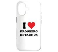 Carcasa para iPhone 17 I Heart Kronberg im Taunus Germany Love German Souvenir Item