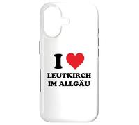 Carcasa para iPhone 17 I Heart Leutkirch im Allgäu Germany Love German Souvenir ITE