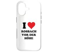Carcasa para iPhone 17 I Heart Rosbach VOR Der Höhe Germany Love German Souvenir It