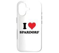 Carcasa para iPhone 17 I Heart Spardorf Germany Love German Souvenir Item