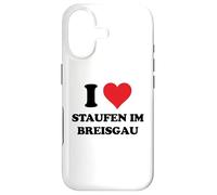 Carcasa para iPhone 17 I Heart Staufen im Breisgau Germany Love German Souvenir ITE