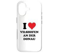 Carcasa para iPhone 17 I Heart Vilshofen an Der Donau Germany Love German Souvenir