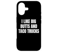 Carcasa para iPhone 17 I Like Big Butts Taco Trucks Funny Bold Humor Design