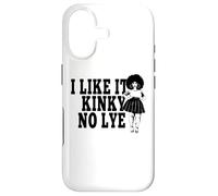 Carcasa para iPhone 17 I Like It Kinky No Lye Afro Natural Grueso Melanina Cabello Sista