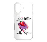 Carcasa para iPhone 17 I Like My Books Spicy Book Merch,Life is Better with Spice