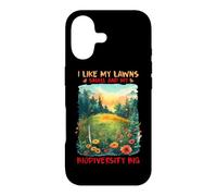 Carcasa para iPhone 17 I Like MY LAWNS Small and MY BIODIVERSITY Big