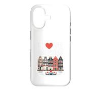 Carcasa para iPhone 17 I Love Amsterdam Tulip Canal Casas