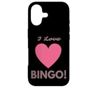 Carcasa para iPhone 17 I Love Bingo! Funny Old Lady Costume Men & Women Bingo