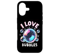 Carcasa para iPhone 17 I Love Bubbles I Jabón Burbujas Niños Niñas Niños