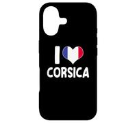 Carcasa para iPhone 17 I Love Corsica Francia Bandera Corazón Orgullo Córcega