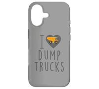 Carcasa para iPhone 17 I Love Dump Trucks - Fiesta de cumpleaños de construcción, camión volquete