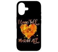 Carcasa para iPhone 17 I Love Fall Most of All Leaf Heart Autumn Leaves