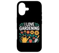 Carcasa para iPhone 17 I Love Gardening Enthusiast Bloom Cita