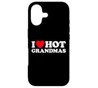 Carcasa para iPhone 17 I Love Hot Grandmas Gracioso Abuela Abuela Abuelas Que me follaría Milf Gran Mamá