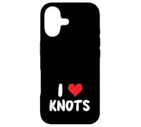 Carcasa para iPhone 17 I Love Knots - Corazón - Nudo Atando Barco Barco Yate Marinero