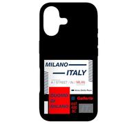 Carcasa para iPhone 17 I Love Milan, Amo Milano Cool Illustration Graphic Designs