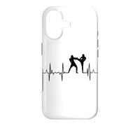Carcasa para iPhone 17 I Love Mixed Martial Arts MMA Línea Pulse