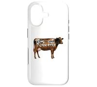 Carcasa para iPhone 17 I Love Morning Cow Poop Smell Funny Farmer Rancher Cow Lover