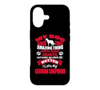Carcasa para iPhone 17 I Love My German Shepherd Dog Funny Puppy Dogs Lovers