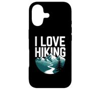 Carcasa para iPhone 17 I Love Senderismo Montaña Aventura