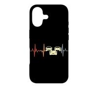 Carcasa para iPhone 17 I Love Sports Cars Heartbeat