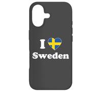 Carcasa para iPhone 17 I Love Sweden I Heart Sweden Swedish