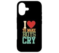 Carcasa para iPhone 17 I Love To Make Boys Cry | Fatale Femme | Relación