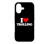 Carcasa para iPhone 17 I Love Trolling - Divertido Dicho sarcástico en línea Troll Novedad