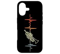 Carcasa para iPhone 17 I Love Trumpet Music Trompetista Música de Jazz