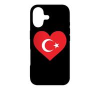 Carcasa para iPhone 17 I Love Türkiye In My Heart Bandera Turca Arte Orgullo Nacional