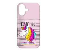 Carcasa para iPhone 17 I Love Unicorns, Funny Cute Illustration Unicorn Graphic