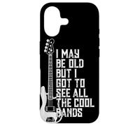 Carcasa para iPhone 17 I May Be Old But I Got To See All The Cool Bands Concierto Diversión