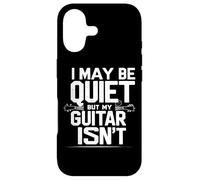 Carcasa para iPhone 17 I May Be Quiet, But My Guitar Isn'T Funny Music Cita