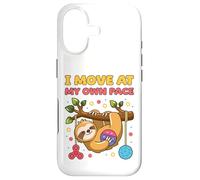 Carcasa para iPhone 17 I Move at My Own Pace Perezoso Boy Girl Fidget Sensory Play