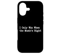 Carcasa para iPhone 17 I Only Win When The Music's Right Funny Gamer Quote