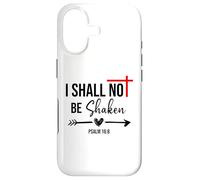 Carcasa para iPhone 17 I Shall Not Be Shaken Bible Verse Psalm 16:8 Christian Jesus