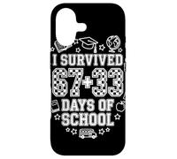 Carcasa para iPhone 17 I Survived 67+33 Days of School Funny Math 100th Day School