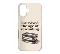 Carcasa para iPhone 17 I Survived The Age of Rewinding: Funny Retro Cassette Humor