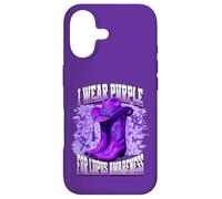 Carcasa para iPhone 17 I Wear Purple For Lupus Awareness