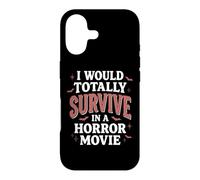 Carcasa para iPhone 17 I Would Totally Survive In A Horror Movie