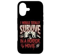 Carcasa para iPhone 17 I Would Totally Survive In A Horror Movie